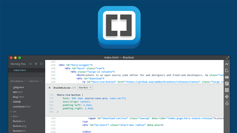 10 Best Text Editors for Mac in 2024 5 Brackets Text Editor
