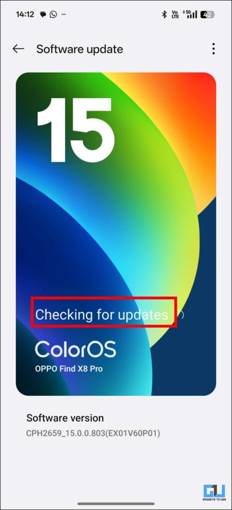 Checking For Updates