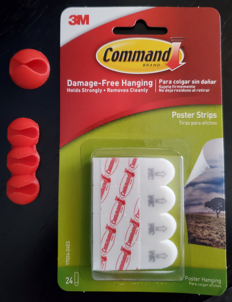DIY cable clip organizer solution