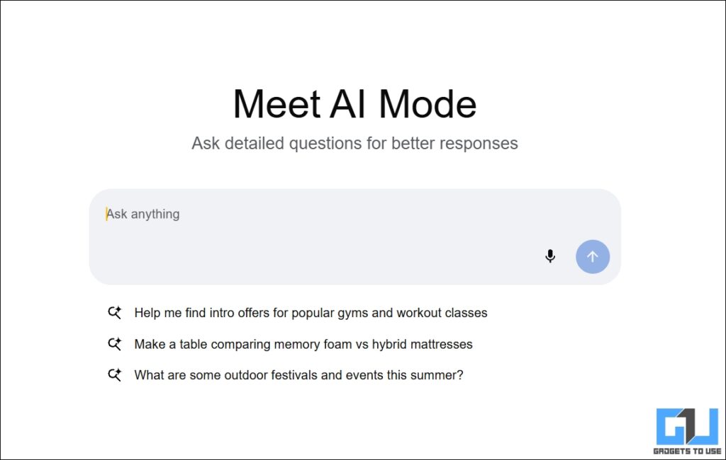 Google Search AI Mode