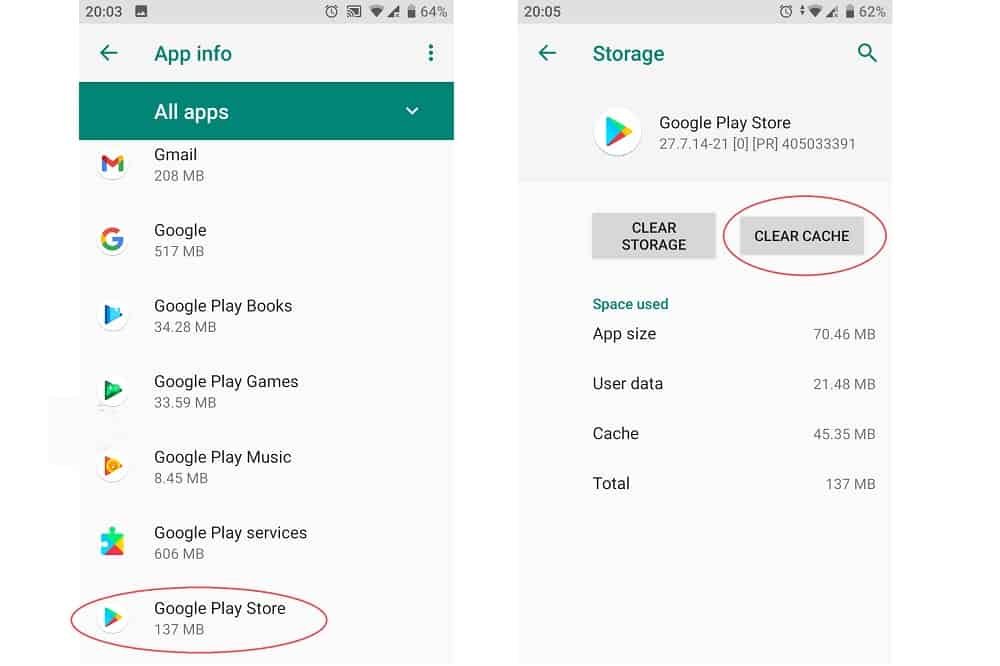 How To Solve Google Keeps Stopping -Clear Cache from Google Play 