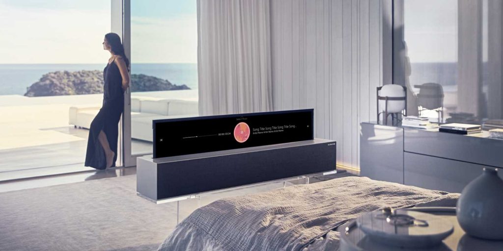 LG Rollable TV CES 2019