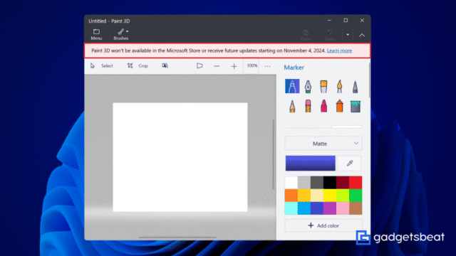 Microsoft to Retire Paint 3D - App to be Removed from Windows Store on November 4 Microsoft to Retire Paint 3D - App to be Removed from Windows Store on November 4