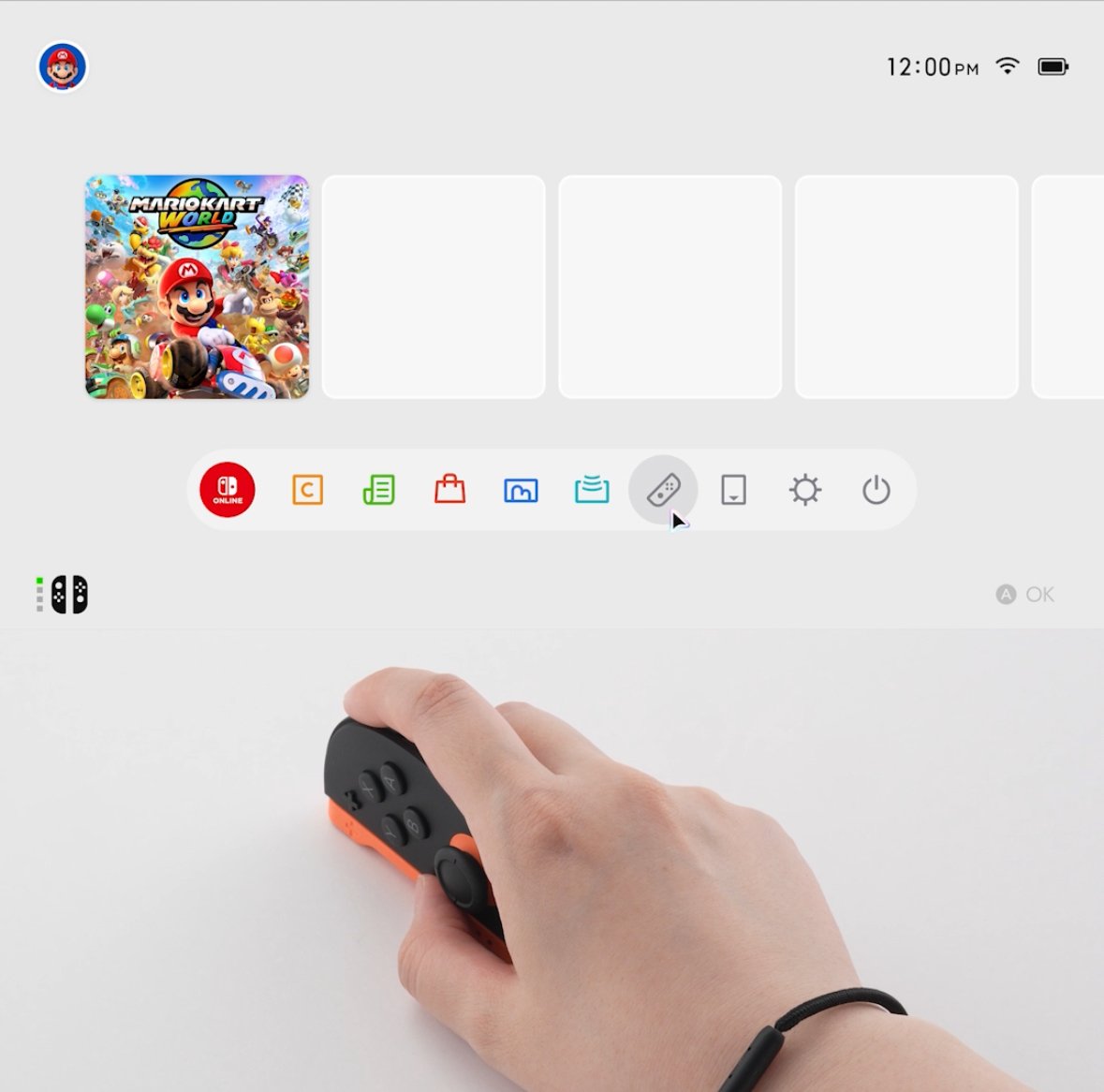 Switch 2 Menu Mouse Controls