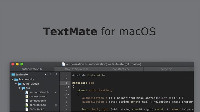 10 Best Text Editors for Mac in 2024 9 TextMate Text Editor for macOS