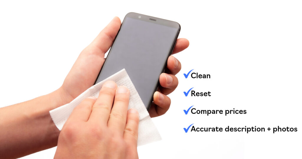 Prep your phone for selling.
