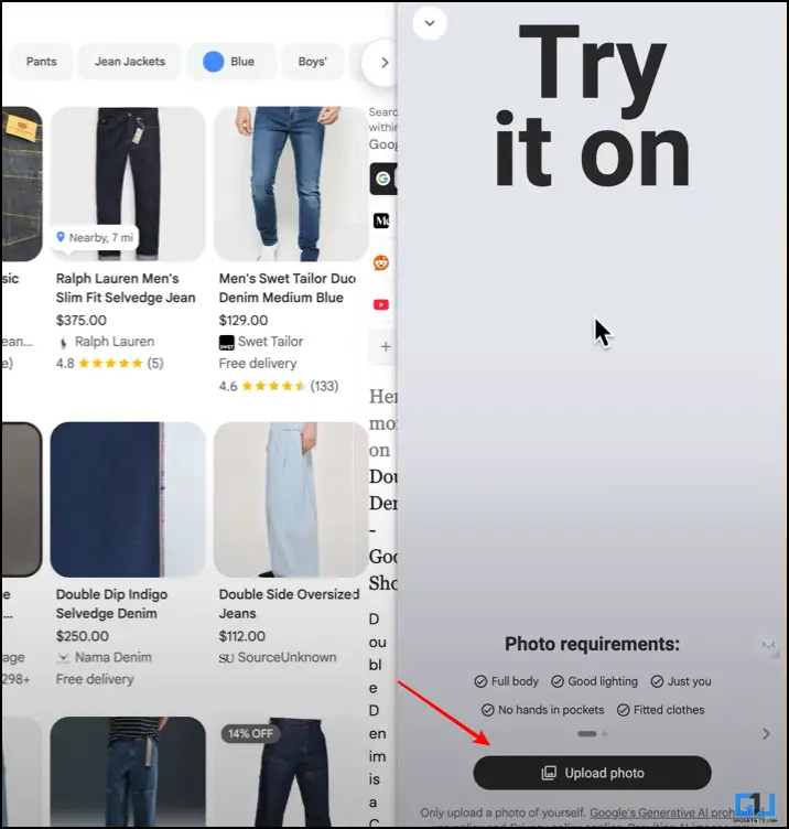 Upload Photo Button