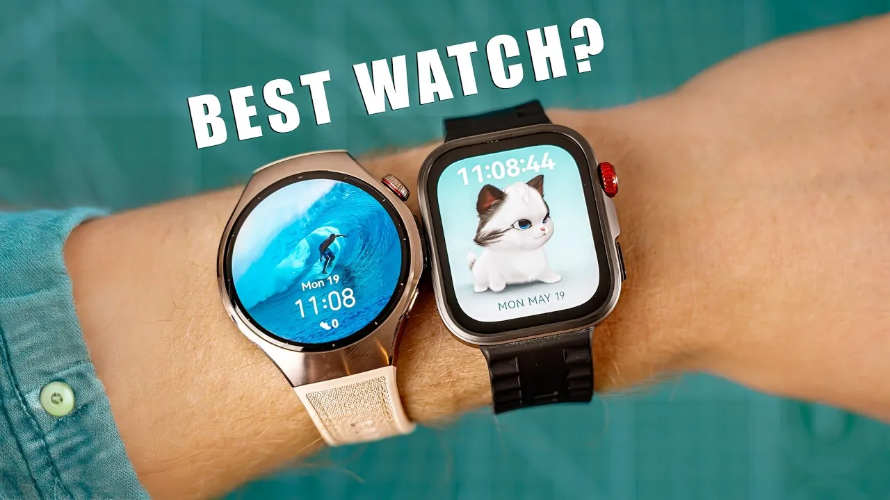 Premium build of Huawei Watch 5 series with titanium and stainless steel