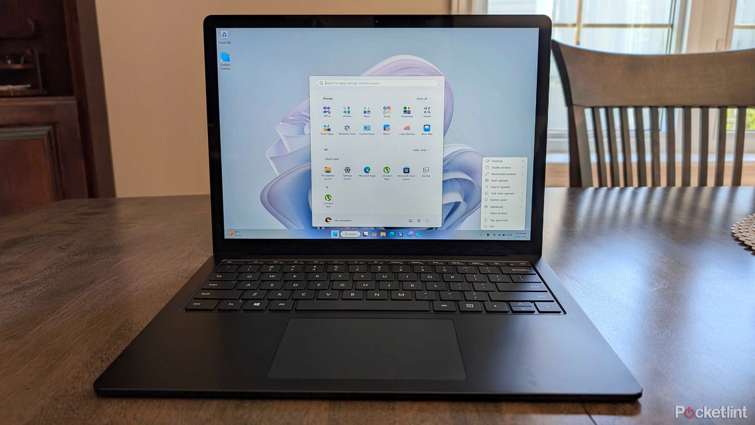 Windows 11's menu